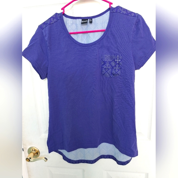 Cruel Girl Tops - CRUEL Purple Western Aztec Tee Women's Size Small